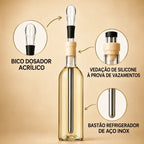 Bastão Refrigerador de Vinho em Aço Inox