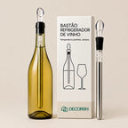 Bastão Refrigerador de Vinho em Aço Inox