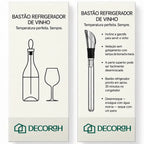 Bastão Refrigerador de Vinho em Aço Inox
