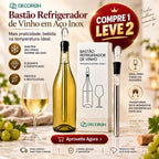 Bastão Refrigerador de Vinho em Aço Inox