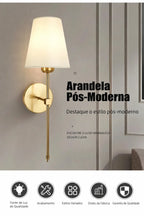 Conjunto de Arandelas de Parede Modernas