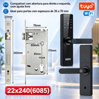 Fechadura Inteligente Biométrica Tuya WiFi