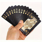 Cartas de Baralho Caveira Preta à Prova d'Água
