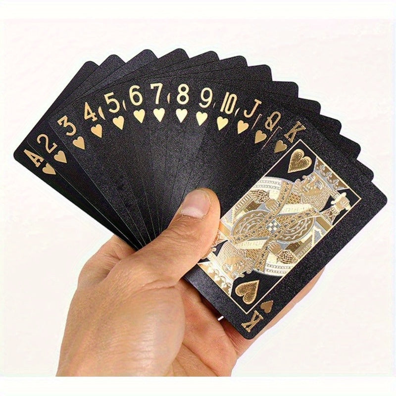 Cartas de Baralho Caveira Preta à Prova d'Água