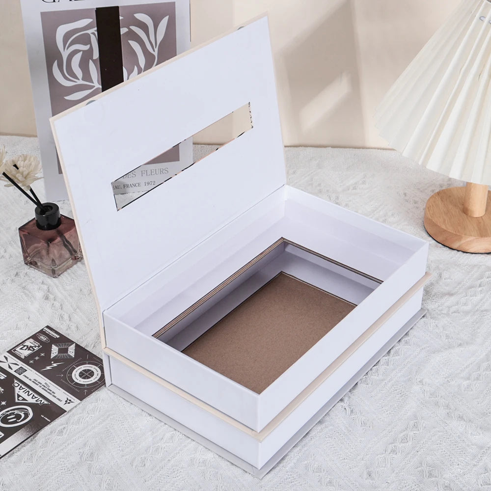 Porta Papel Luxuoso em Formato de Livro Decorativo