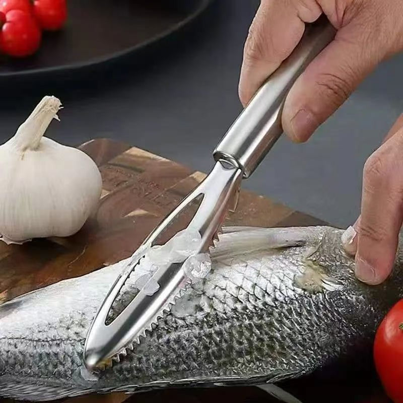 Removedores de Escamas de Peixe em Aço Inoxidável