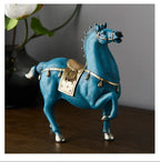 Escultura de Cavalo em Resina para Decoração de Ambientes