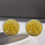 Moeda Bitcoin Colecionável com Estojo Protetor