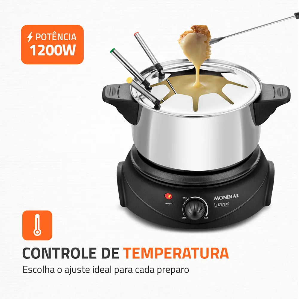 Panela Elétrica de Fondue Le Gourmet II FD-02