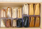 Organizador Vertical Compacto com Compartimentos Transparentes