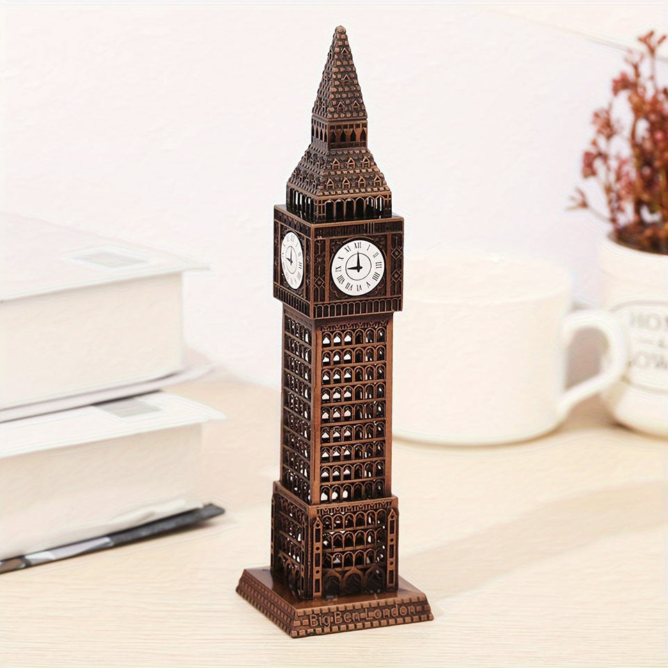 Modelo Decorativo Big Ben em Liga de Zinco