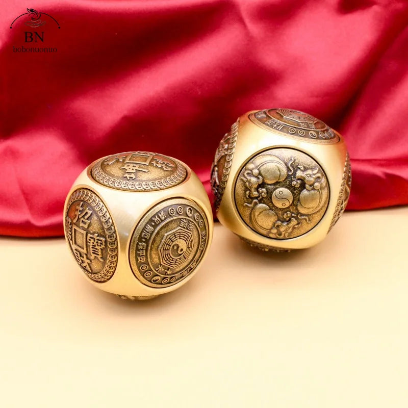 Spinner Cubo de Seis Faces em Cobre