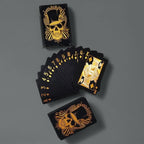 Cartas de Baralho Caveira Preta à Prova d'Água