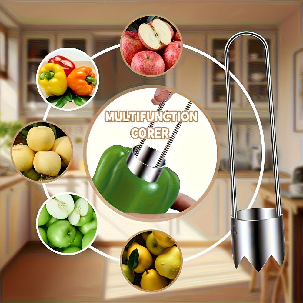 Descaroçador de Frutas Multiuso em Aço Inoxidável