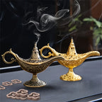 Porta Incenso Vintage Candeeiro de Metal Decorativo