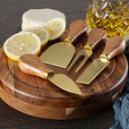 Conjunto de Talheres de Queijo Acácia Premium