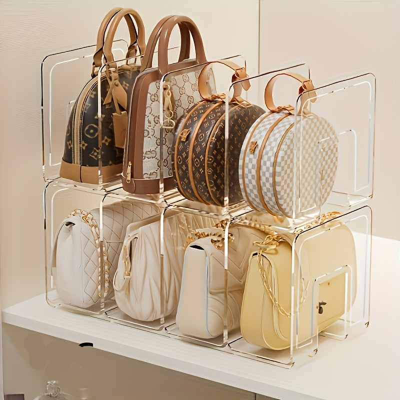Organizador Vertical Compacto com Compartimentos Transparentes