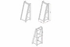 Espelho Quarto Decorativo RT 3083 Branco