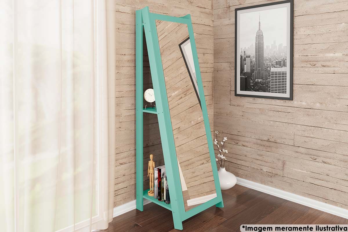Espelho Quarto Decorativo RT 3083 Branco