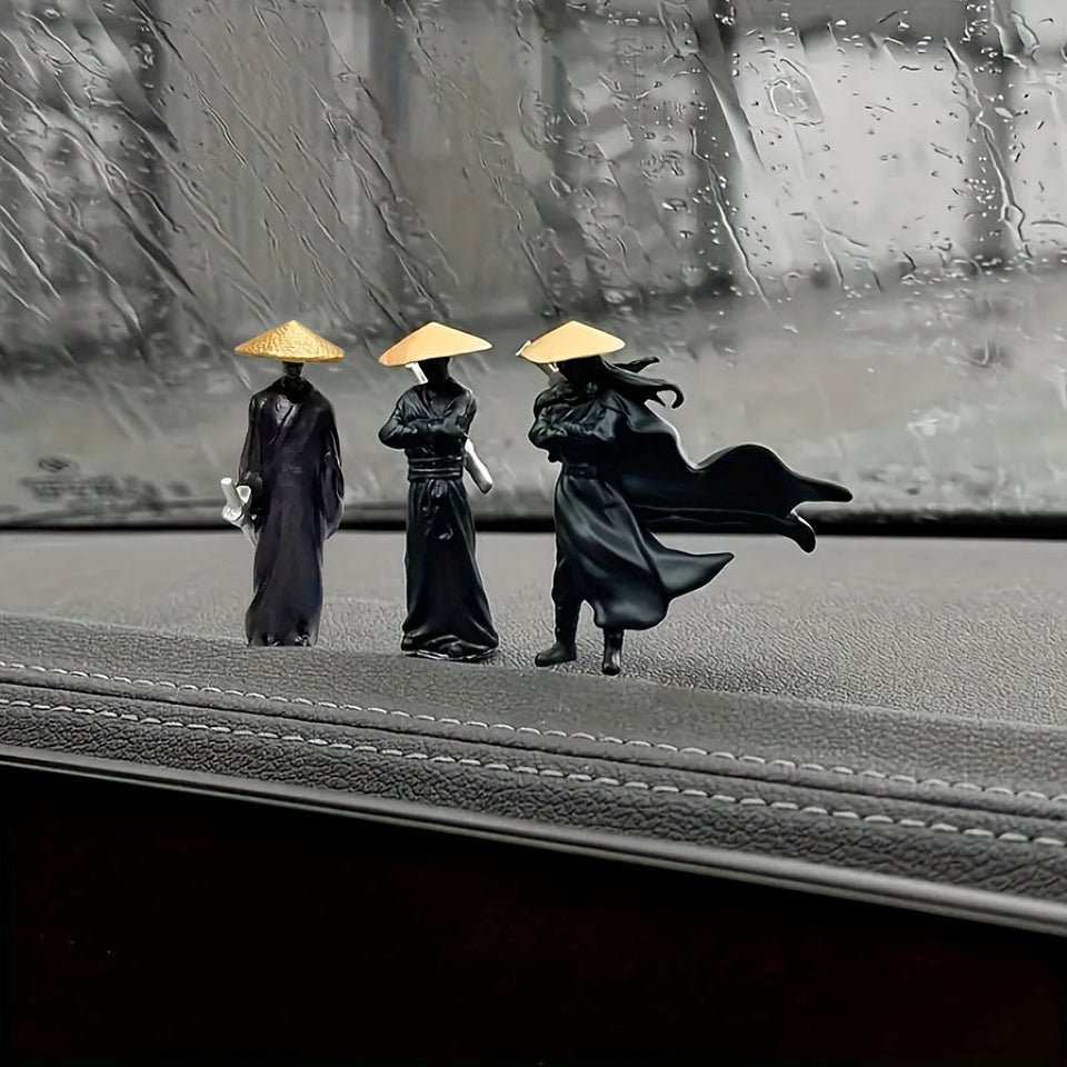 Mini Estátuas de Samurais Antigos