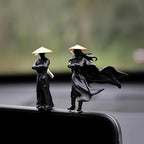 Mini Estátuas de Samurais Antigos