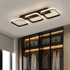Luminária de Teto LED Triangular Moderna com Temperatura Ajustável