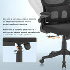 Cadeira de escritório com design ergonômico