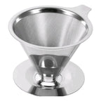 Filtro de Café Inox Reutilizável para Cone Padrão