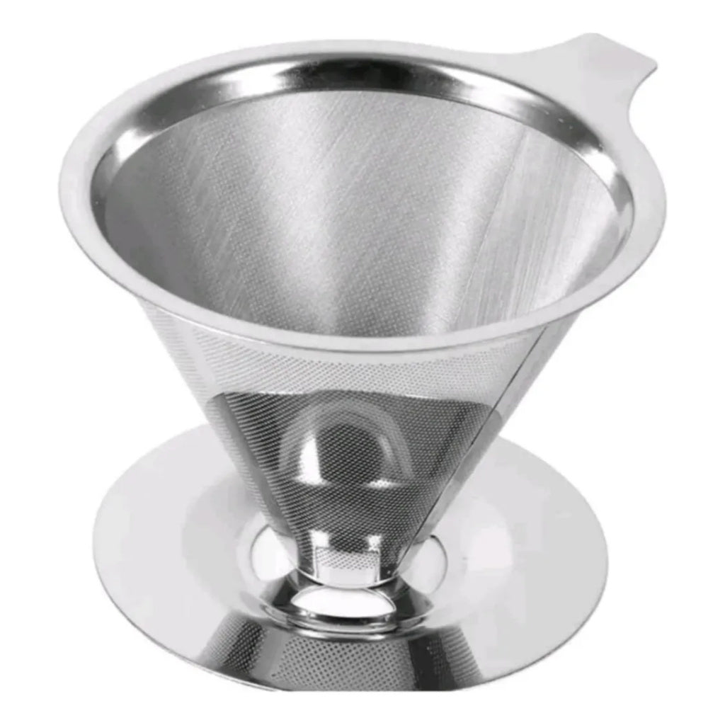 Filtro de Café Inox Reutilizável para Cone Padrão