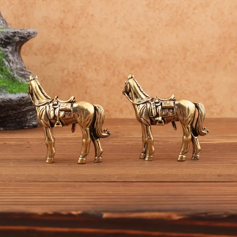 Escultura de Cavalo Vintage