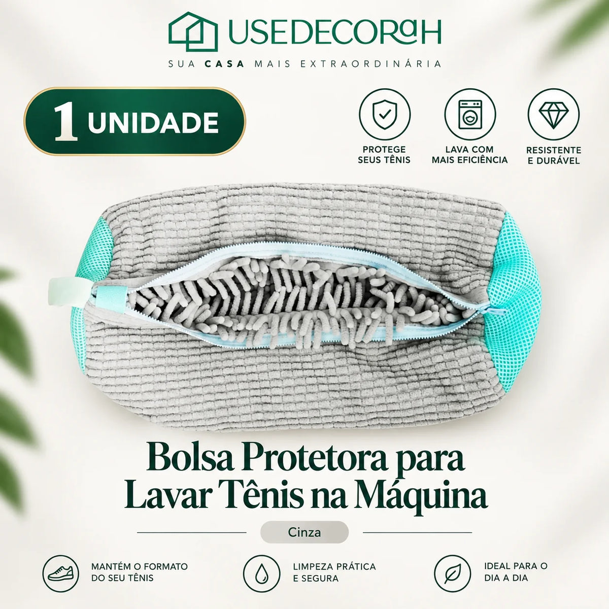 Bolsa Protetora para Lavar Tênis na Máquina