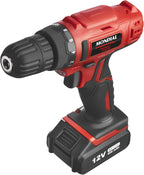 Furadeira e Parafusadeira à Bateria, Mondial, Vermelho, Bivolt - FPF-06M
