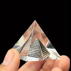 Ornamento Pirâmide de Cristal Egípcio