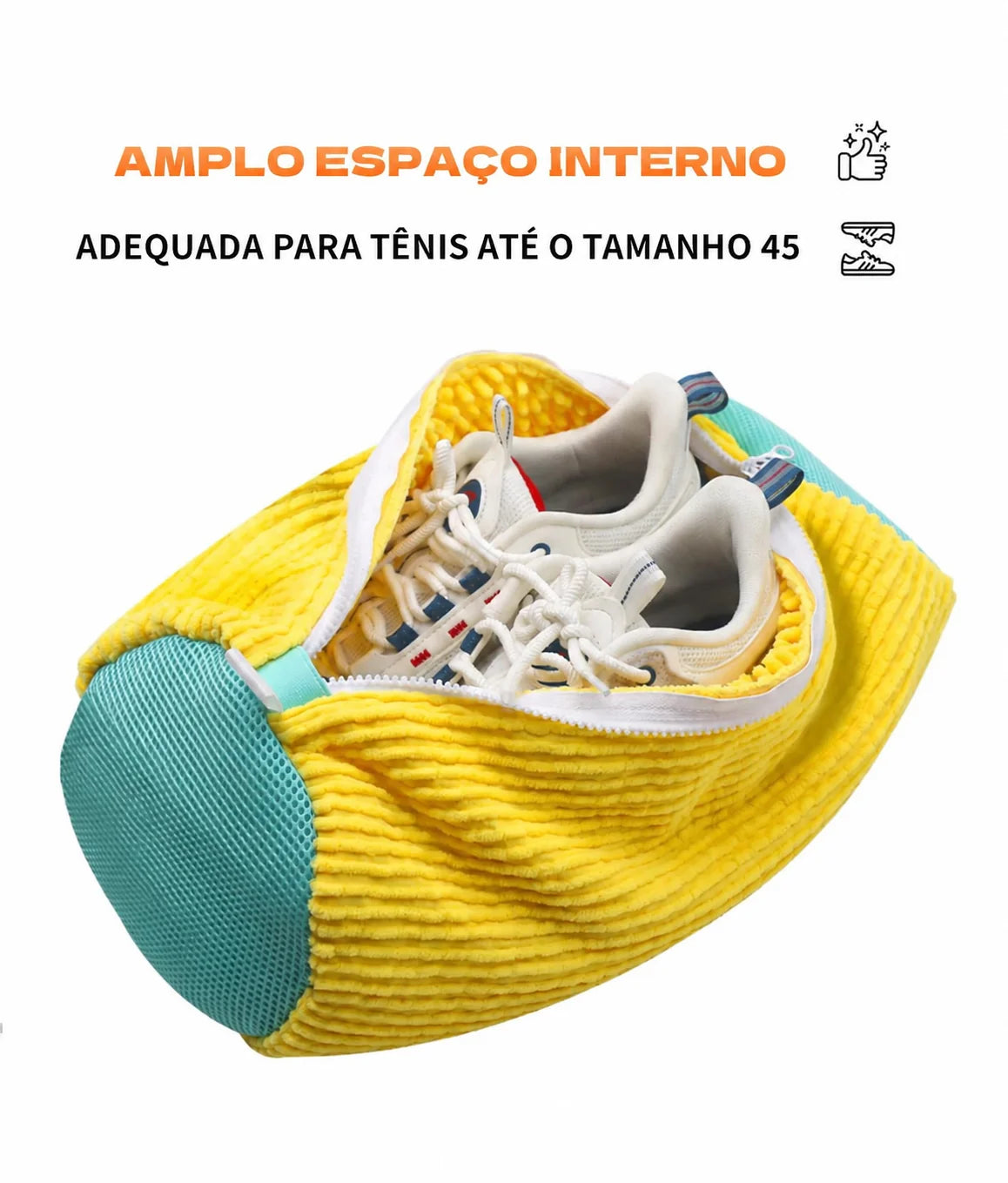 Bolsa Protetora para Lavar Tênis na Máquina