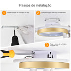 Luminária de Teto Moderna Ajustável 23W - Bivolt