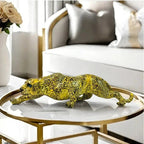 Escultura Leopardo em Resina