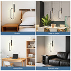 Luminária Pendente Oval Moderna LED 20W