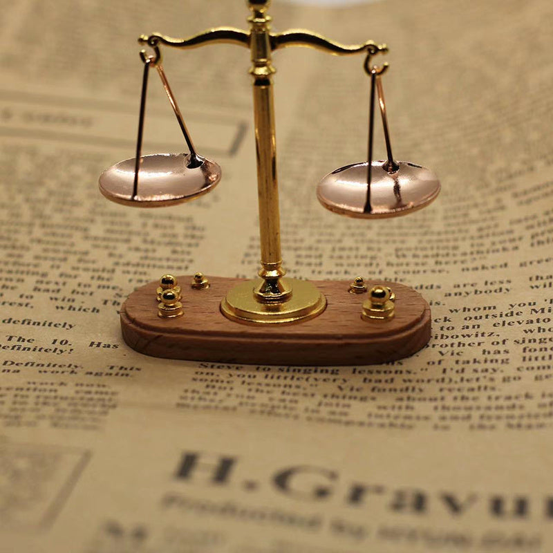 Balanças Decorativas Miniatura Vintage para Decoração