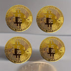 Moeda Bitcoin Colecionável com Estojo Protetor