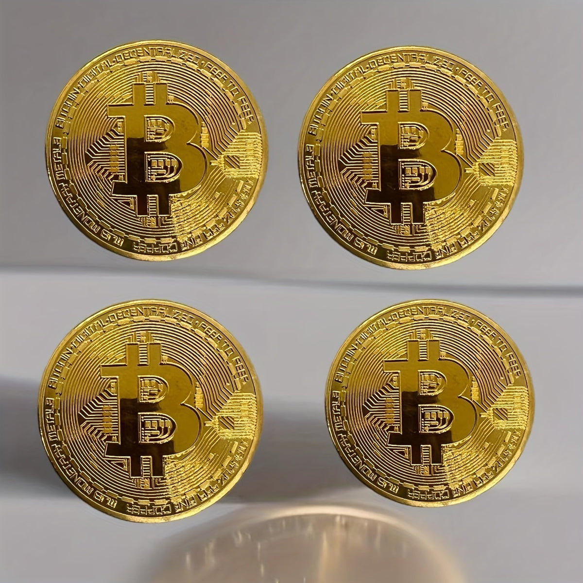 Moeda Bitcoin Colecionável com Estojo Protetor