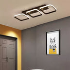 Luminária de Teto LED Triangular Moderna com Temperatura Ajustável