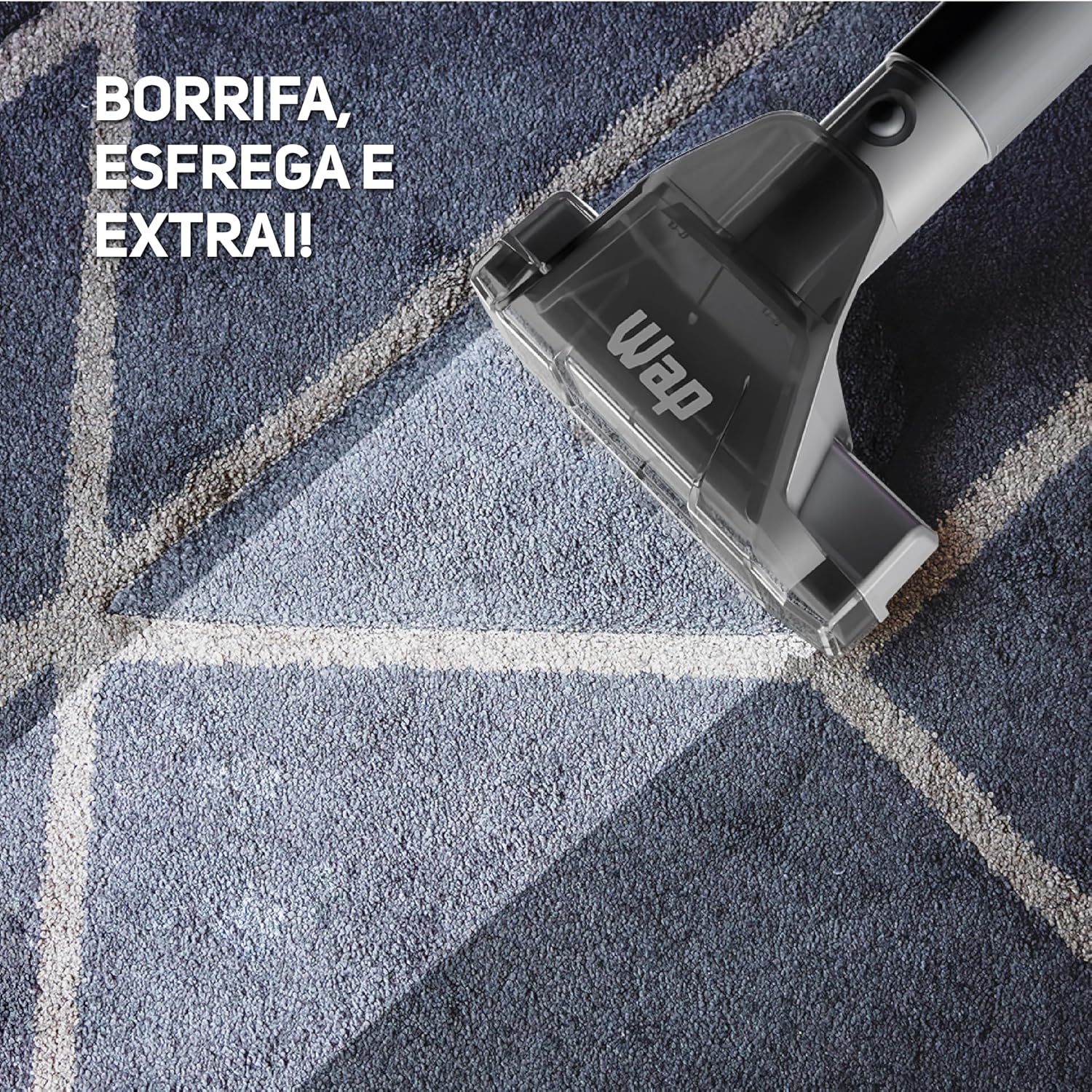 WAP Extratora Portátil Spot Cleaner W3, 3 em 1, Borrifa, Esfrega e Extrai, com Sistema de Autolimpeza, 1450W 127V
