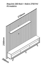 Rack Com Painel Para Tv Até 85 Polegadas Led 3 De