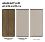 Kit 4 Cadeiras de Jantar Estofada Madesa Rustic/crema/pérola
