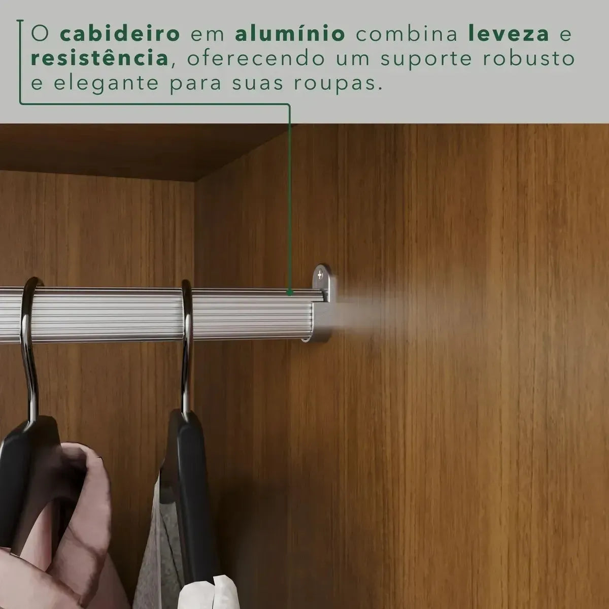 Guarda-roupa Casal 6 Portas 2 Gavetas França Espresso Móveis cor cinamomo off-white
