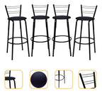 Kit 4 Banquetas Itagold Florida 90cm