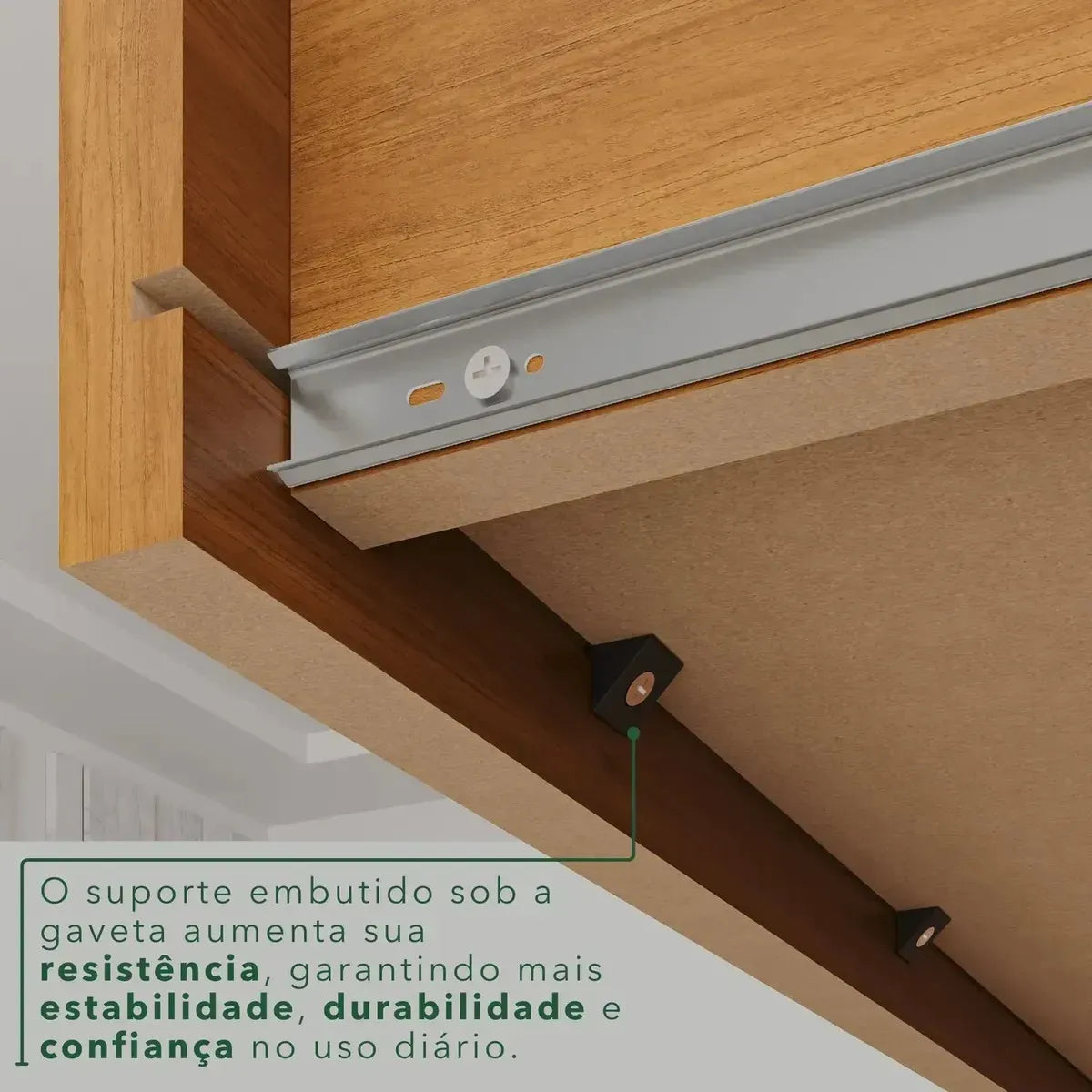 Guarda-roupa Casal 6 Portas 2 Gavetas França Espresso Móveis cor cinamomo off-white