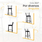Kit 4 Banquetas Itagold Florida 90cm