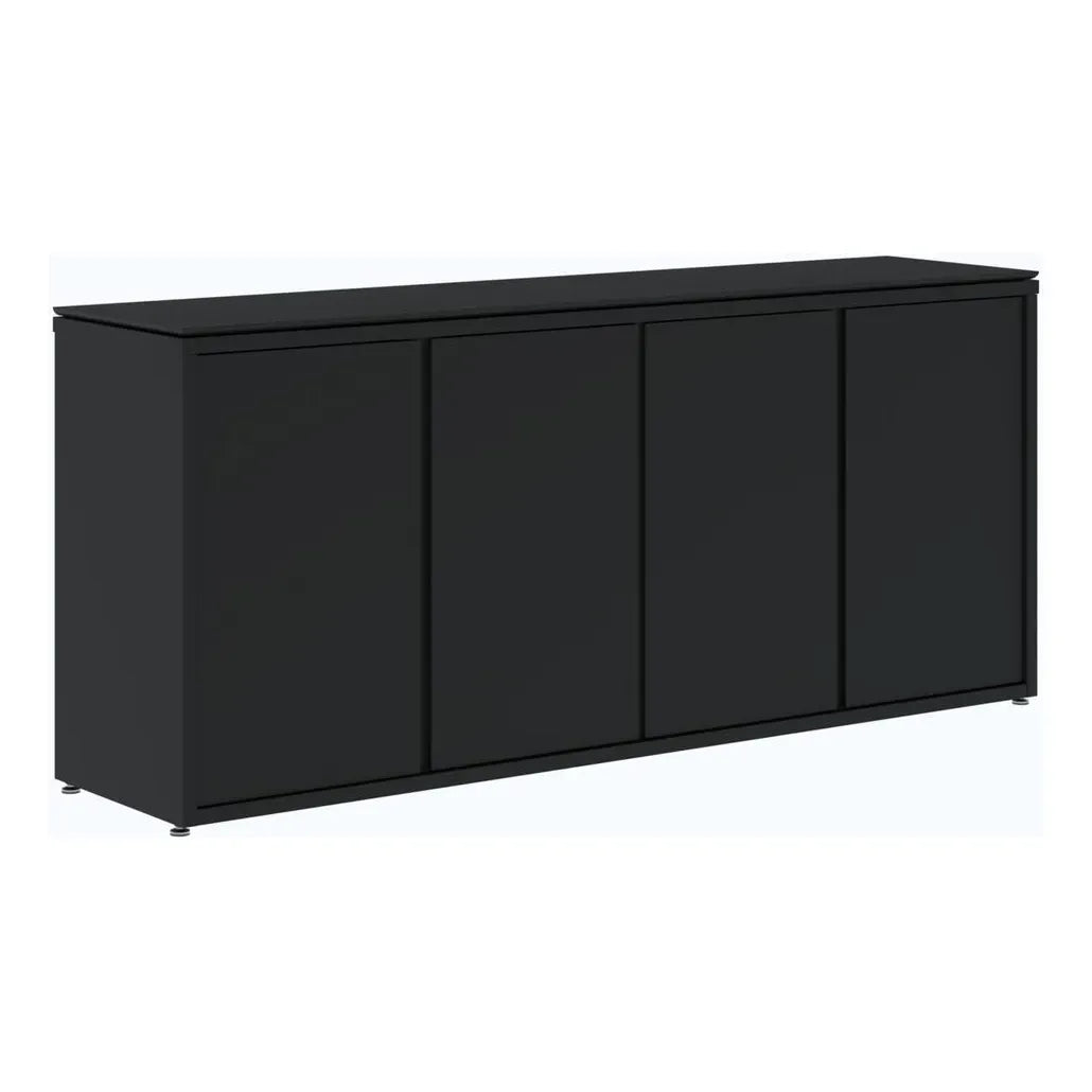 Buffet Aparador Com 4 Portas Para Escritório 180cm Tundra