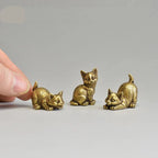 Estatuetas de Gatos em Bronze